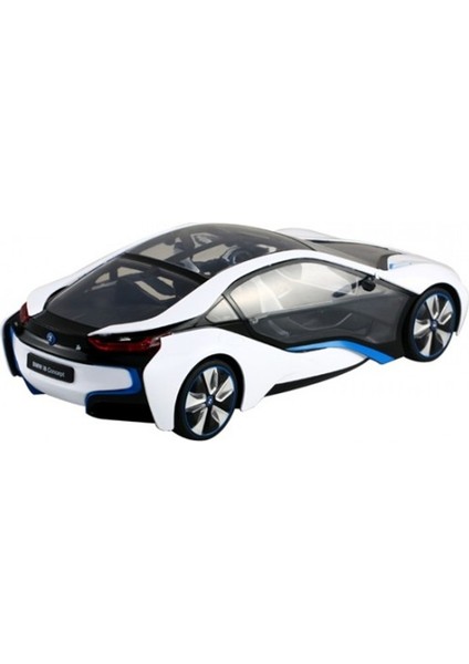 R/C 1/14 Uzaktan Kumandalı BMW i8 Işıklı Araba - Beyaz