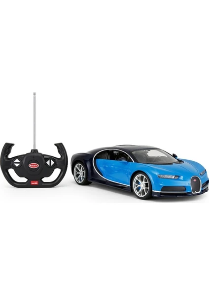 R/C 1/14 Uzaktan Kumandalı Bugatti Chiron Işıklı Araba - Mavi