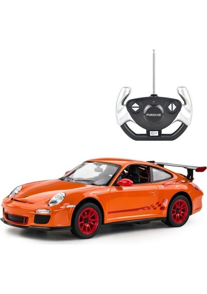 1:14 Porsche GT3 RS Uzaktan Kumandalı Işıklı Araba 04406 Turuncu