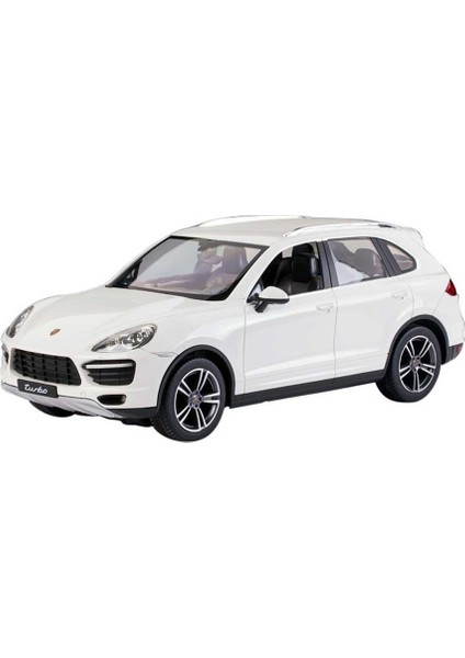 R/C 1/14 Uzaktan Kumandalı Porsche Cayenne Turbo Işıklı Araba - Beyaz