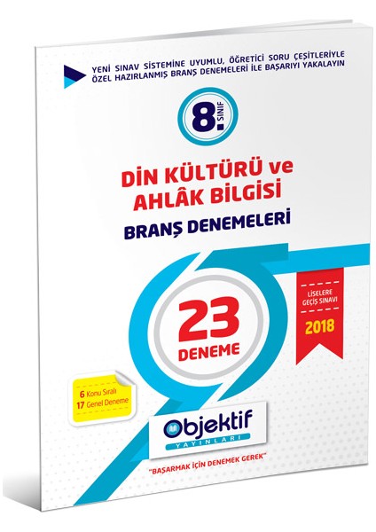 Lgs 8.Sınıf Din Kültürü Ve Aklak Bilgisi Branş Denemeleri -23 Deneme
