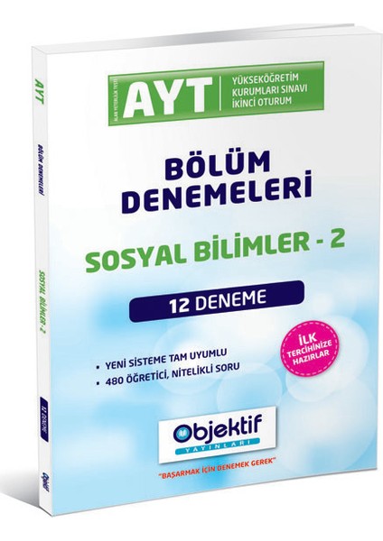 Ayt Sosyal Bilimler - 12 Deneme