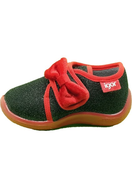 İgor W20115-Black/Red W20115 Snoopy Shıny Spor Çocuk Panduf Ayakkabı