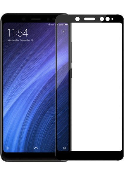 Xiaomi Redmi 5 5.7" Tam Kaplayan Çerçeveli Tempered Cam Koruma