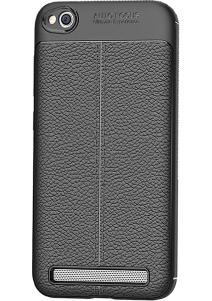 Xiaomi Redmi 5A 5.0" Leather Effect TPU Silikon Kılıf