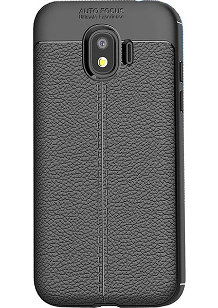 Samsung J2 Pro 2018 J250F Leather Effect TPU Silikon Kılıf
