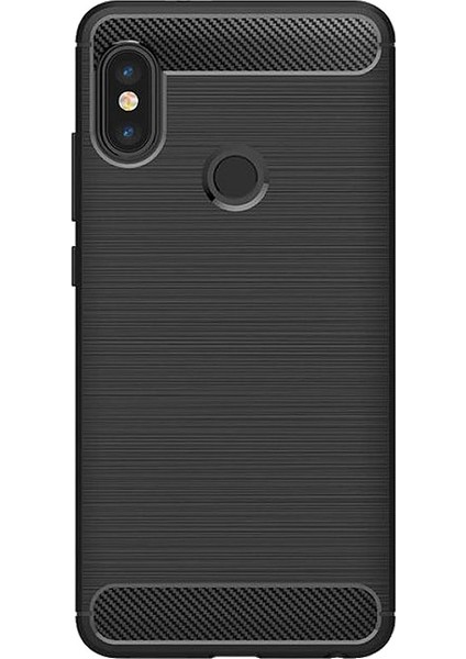 Xiaomi Redmi Note 5 Pro Brushed Carbon Fiber Silikon Kılıf