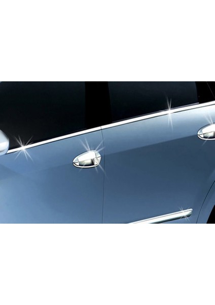 ArabamSekil Fiat Linea Cam Çıtası 8 Parça Paslanmaz Çelik 2007-2012