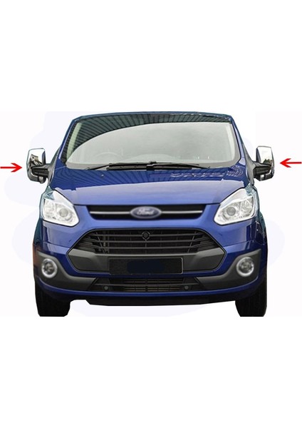 Ford Custom Ayna Kapağı 2 Parça Abs Krom 2013-2018