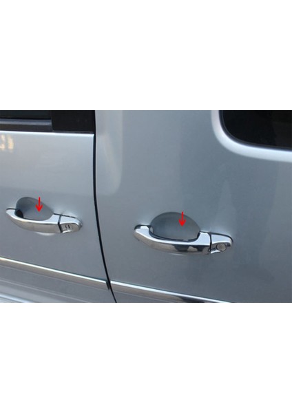 Ford Custom Kapı Kolu 4 Kapı Set 9 Parça Paslanmaz Çelik 2013-2018