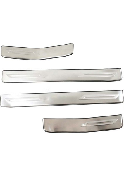 Honda CR-V Kapı Eşiği 4 Parça Paslanmaz Çelik 2007-2012 Modeller