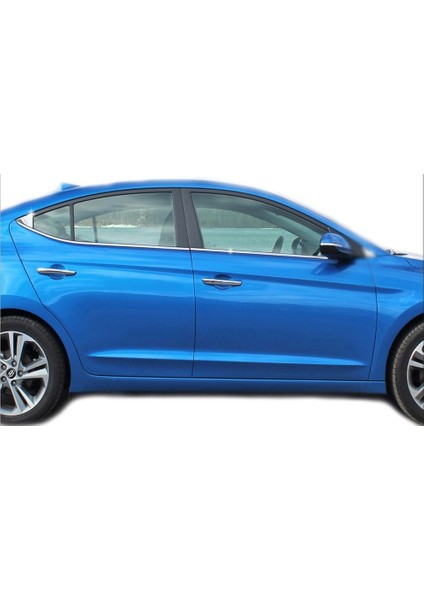 Hyundai Elentra 6 Krom Cam Çıtası 6 Parça 2016 Üzeri