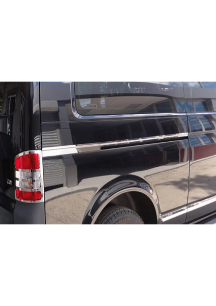 Mercedes Sprinter W906 NCV3 Sürgülü Kapı Çıtası 2 Parça Paslanmaz Çelik Uzun Şase 2006 Üzeri Modeller