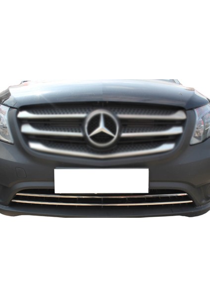 Mercedes Vito Ön Tampon Çıtası Paslanmaz Çelik 2 Parça 2015 Üzeri Modeller
