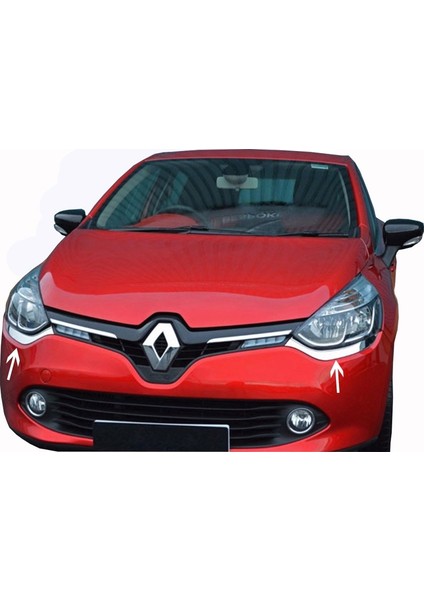 Renault Clio IV Far Kaşı 2 Parça Paslanmaz Çelik 2013 Üzeri Modeller fırsatları