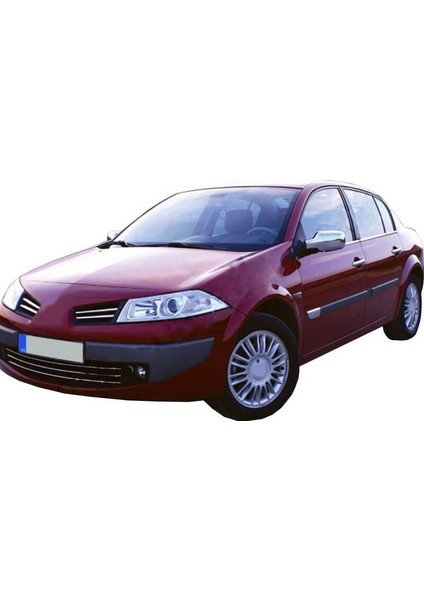 ArabamSekil Renault Megane II Cam Çıtası 4 Parça Paslanmaz Çelik Sedan 2004-2011