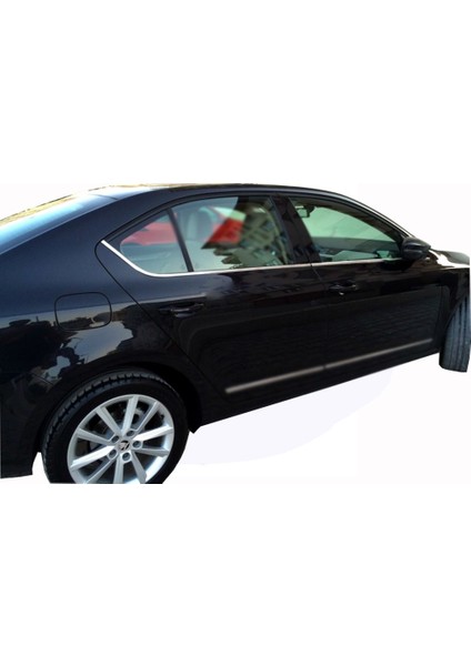 Skoda Octavia A7 Krom Cam Çıtası 2013 Üzeri