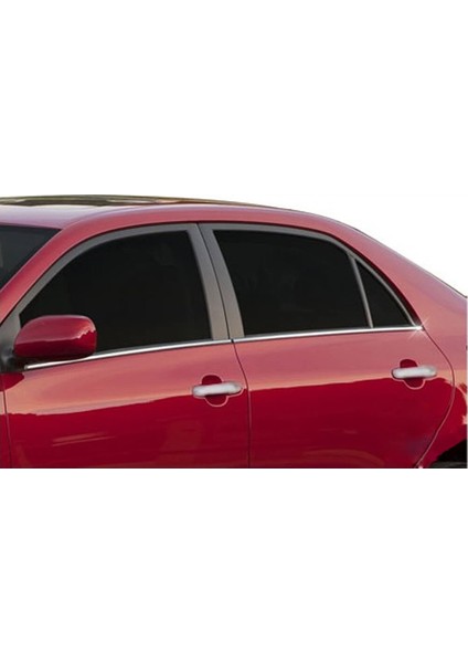 Toyota Corolla 11 E170 Cam Çıtası 4 Parça Paslanmaz Çelik 2014 Üzeri Modeller