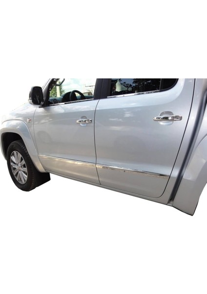 Volkswagen Amarok Yan Kapı Çıtası 4 Parça Paslanmaz Çelik 2010-2016
