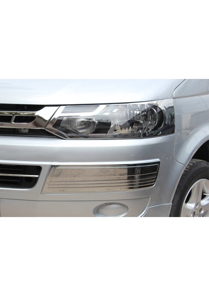 Volkswagen T5.5 Multivan Far Çerçevesi 2 Parça Paslanmaz Çelik 2010-2015