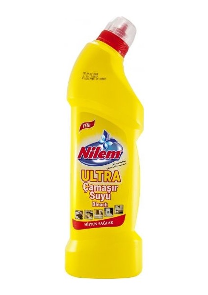Ultra Kıva mlı Çamaşır Suyu Sarı 800 ml