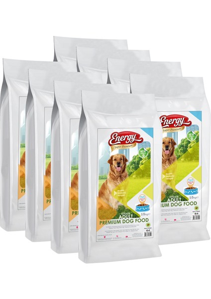 Energy Premium Kuzulu & Pirinçli Köpek Maması - 120 kg - 8 Paket