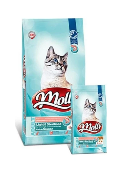 Light & Sterilised Somonlu Kedi Maması 2 Kg