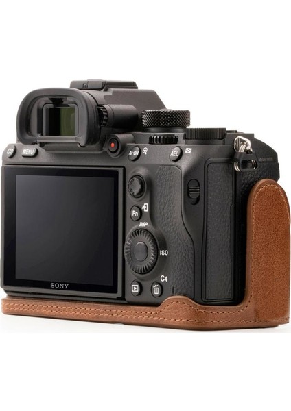 Sony Alpha A7 III, A7R III, A9 (Tek Dip) Hakiki Deri Kamera Çantası fiyatları
