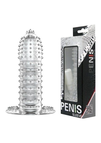 Kabartmalı Yüzeyli Penis Kılıfı Uzatmalı Prezervatif