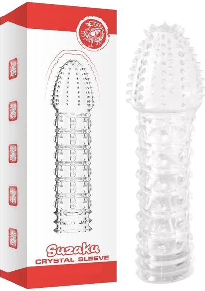 Dildo Silikon Penis Kılıfı Uzatmalı Prezervatif