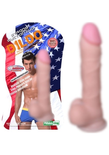 20 cm Vantuzlu Gerçekçi Realistik Penis Dildo