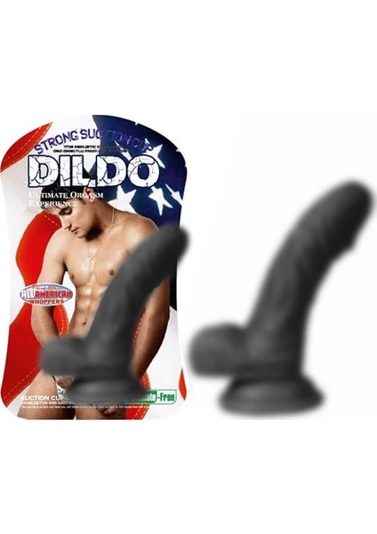 13 cm Vantuzlu Gerçekçi Realistik Zenci Anal Penis Dildo