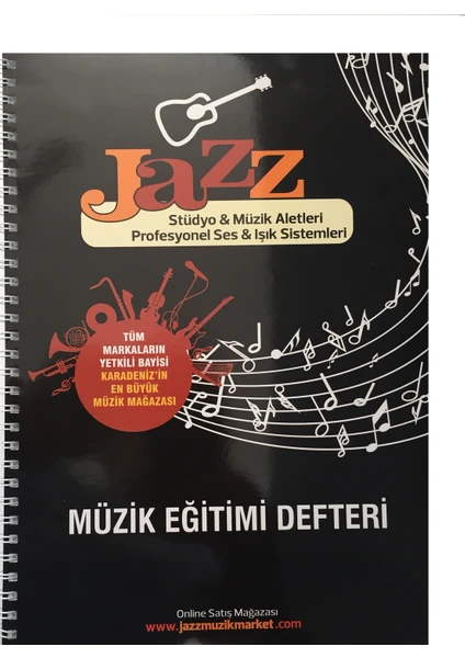 Solfej  Dersleri İçin Kalın Yapraklı Müzik Defteri