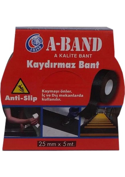 Abant Kaydırmaz Bant 25Mmx5M