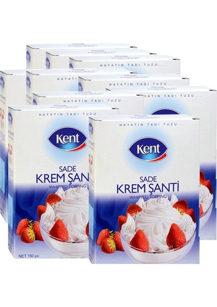 Krem Şanti Sade 10'Lu Paket