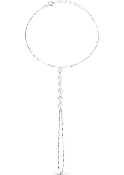 Zirkon Taşlı Gümüş Su Yolu Şahmeran B038401