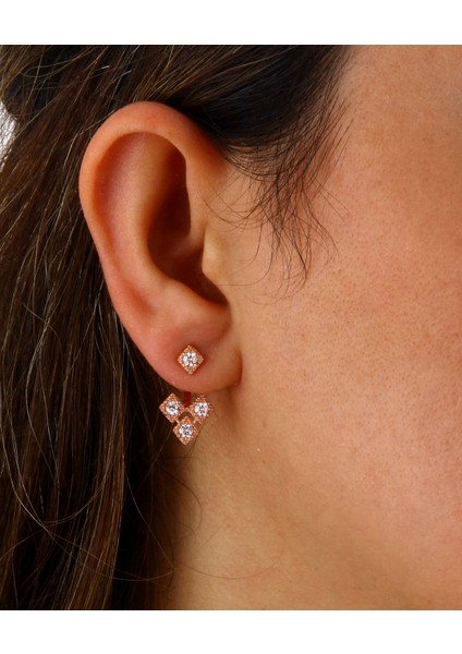 Zirkon Taşlı Gümüş Küpe K031301 fiyatları