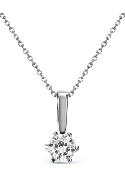 Gümüş Tek Taş Set S014802