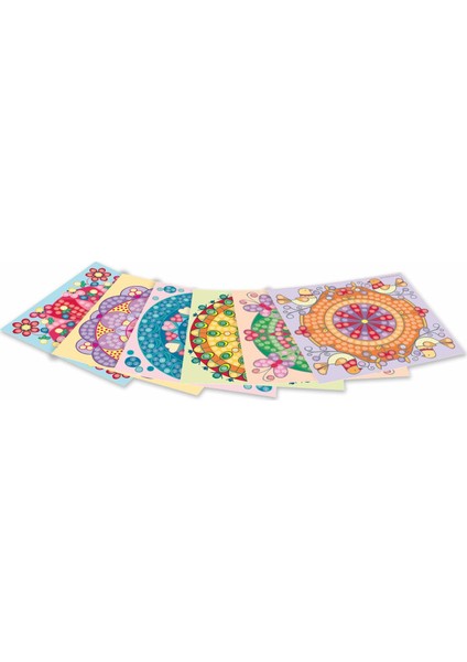 Eğitici Oyun Seti Trendy Mosaic Mandala 3000 Parça Yaratıcılığı Geliştirir