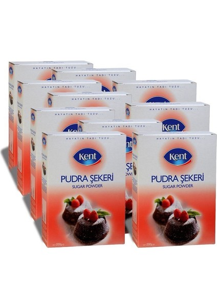 Pudra Şekeri 200 gr 10'Lı Paket