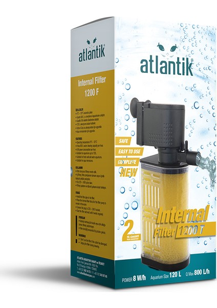 Akvaryum İç Filtre 1200T 8W