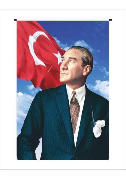 Atatürk Posteri Raşel Kumaş - 200 x 300 cm
