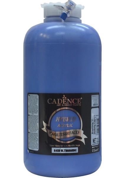 Multisurfaces Hybrid Boya H038 Ultramarine Mavi 2 Litre