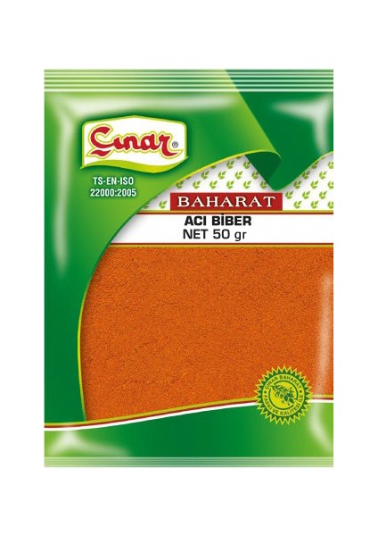 Acı Biber Poşet 50 gr