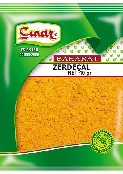 Zerdeçal Toz Poşet 40 gr