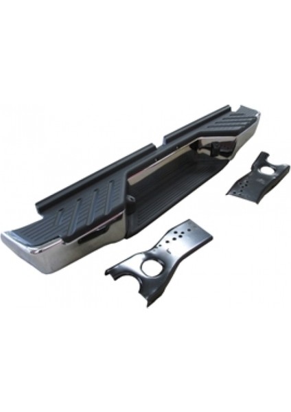 Nissan PICK UP- ND22- 03/12 ARKA TAMPON NİKELAJLI PLAKA LAMBALI/BAĞLANTI AYAKLI