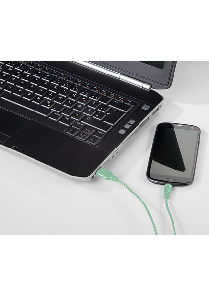 USB - C/Type - C Kablo 0.75 m - Yeşil HM.135786