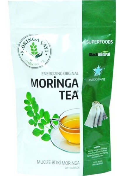 Moringa Çayı 20 Süzen Poşet 4 Adet