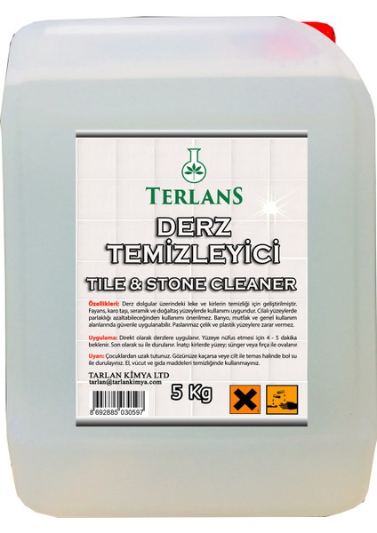 Derz Temizleyici Tuvalet Taşı Temizleyici 5 Kg - Tile & Stone Cleaner
