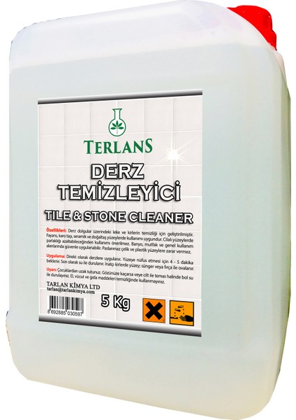 Derz Temizleyici Tuvalet Taşı Temizleyici 5 Kg - Tile & Stone Cleaner fiyatları